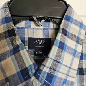 NWT J.Crew Men's Button Down Plaid